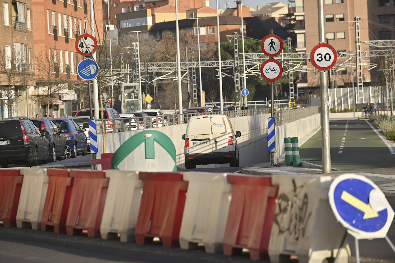 El túnel de Labradores se prepara para su reforma integral