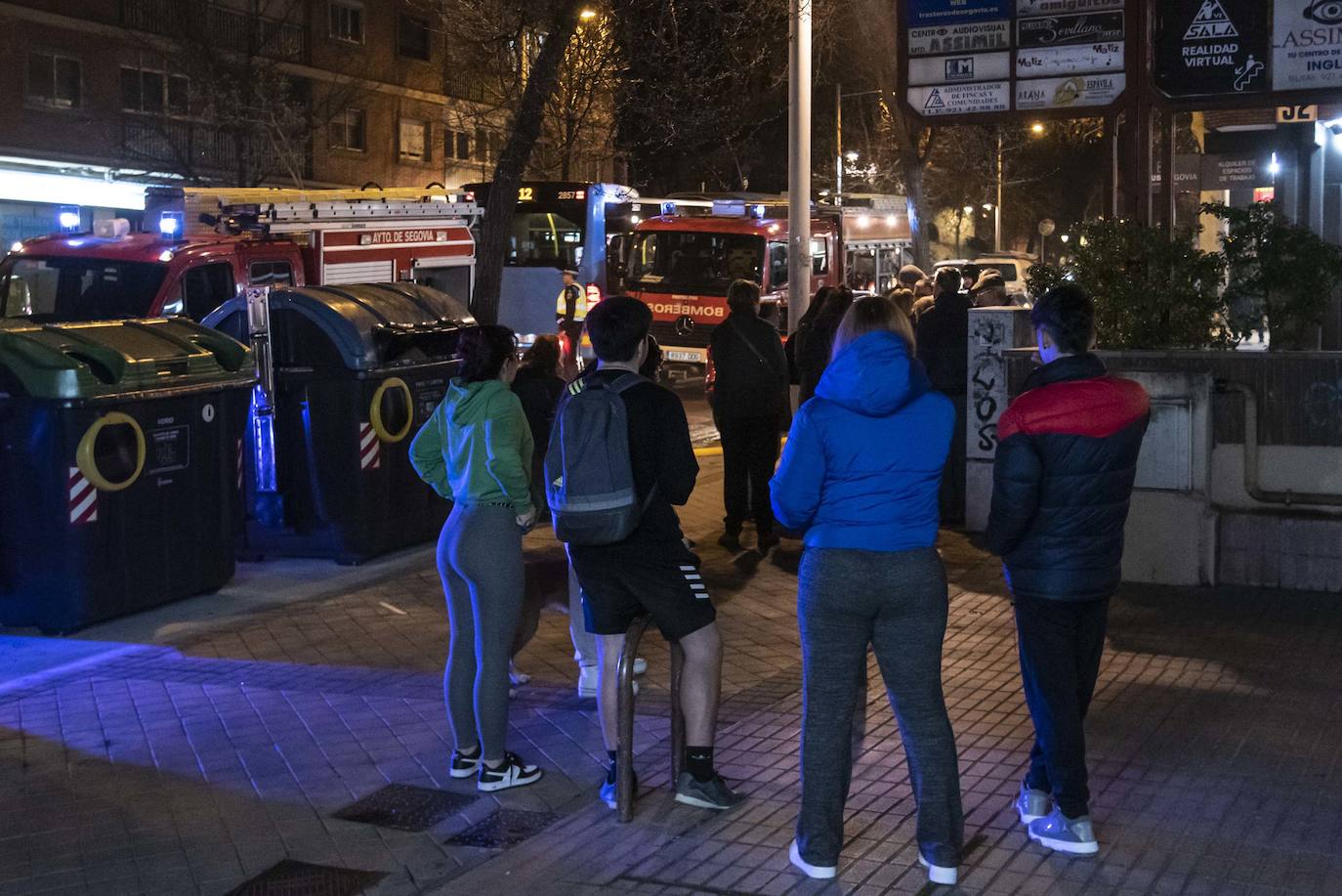 El incendio en Mahonías, en imágenes