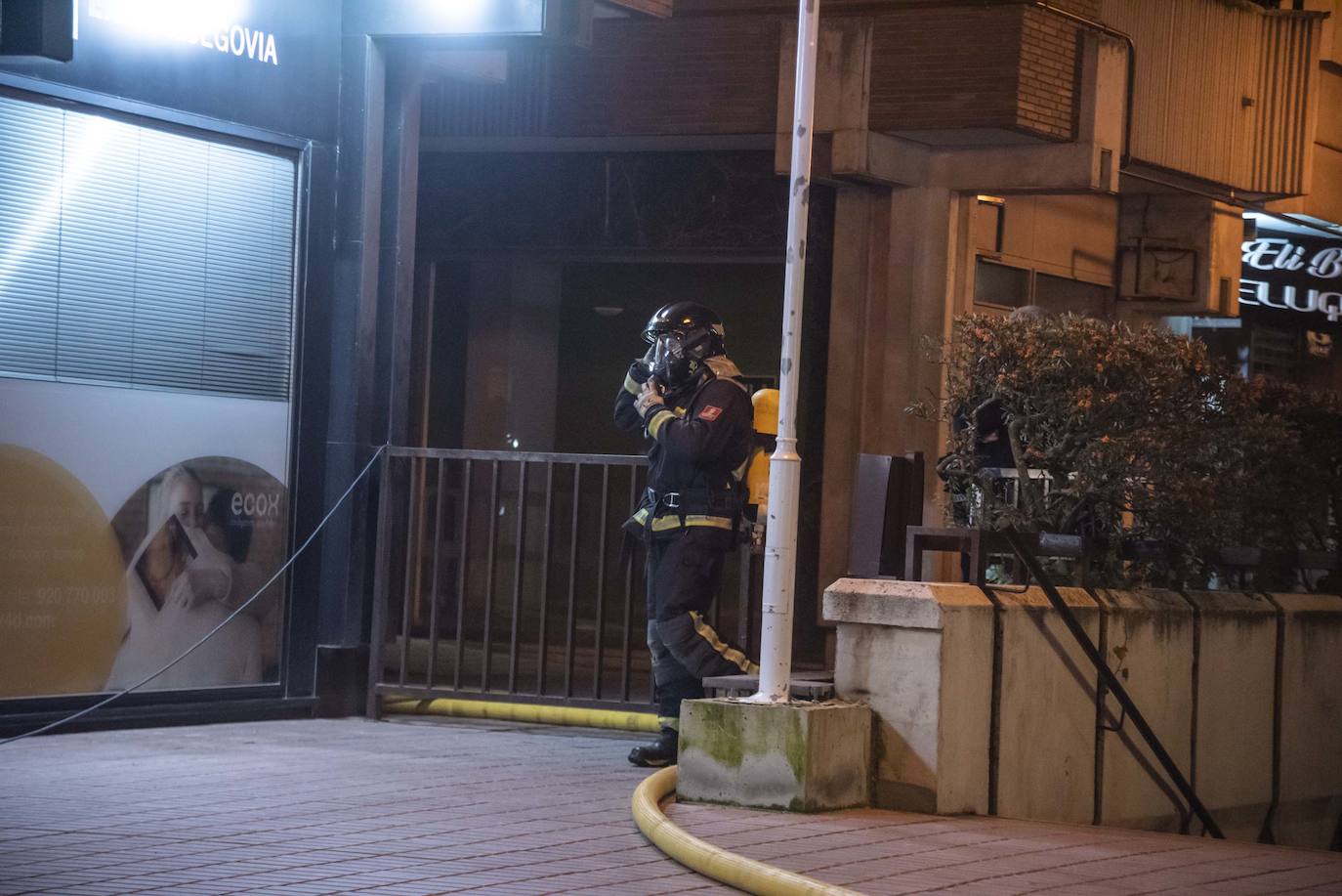El incendio en Mahonías, en imágenes