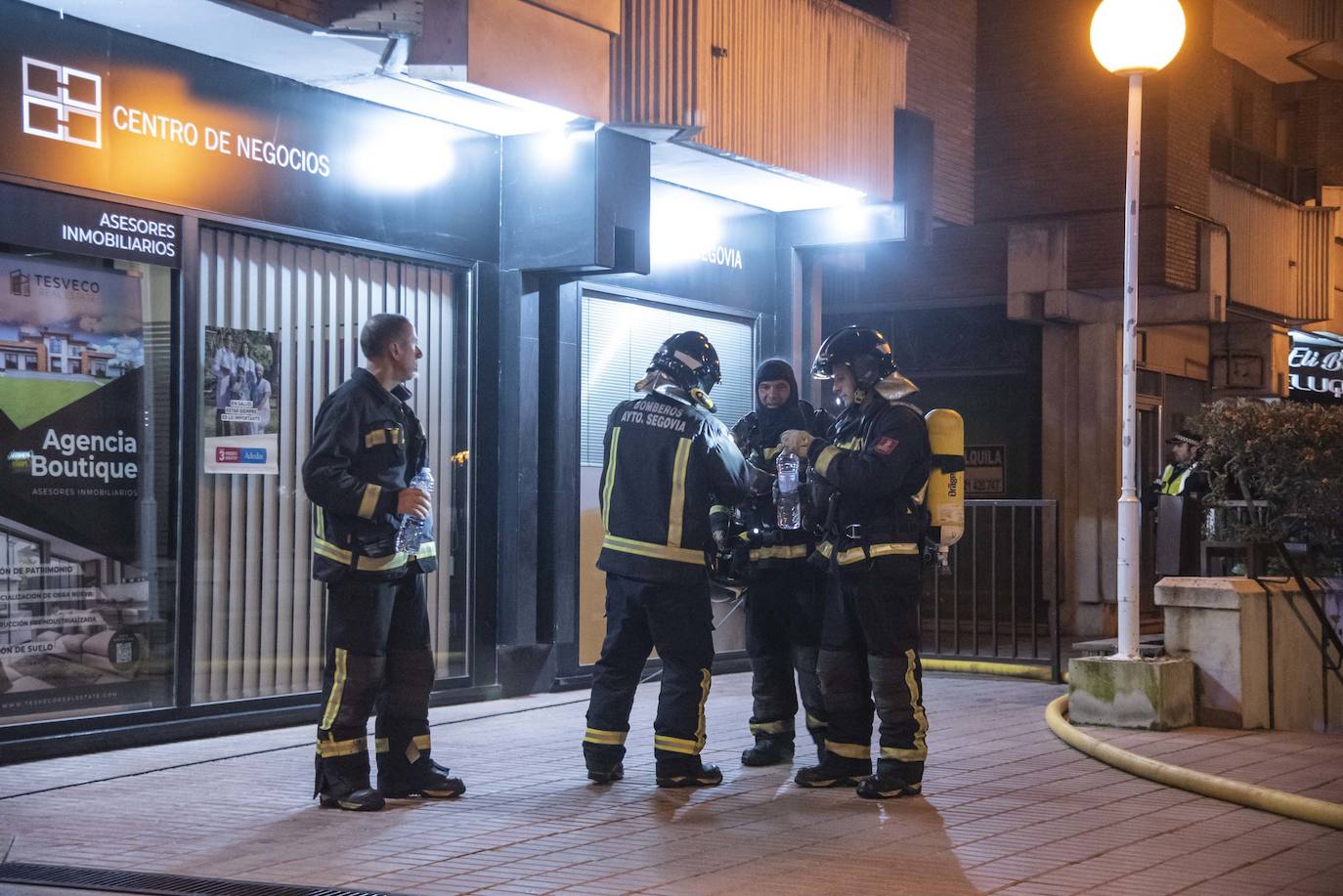 El incendio en Mahonías, en imágenes