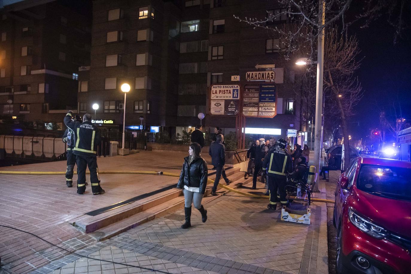 El incendio en Mahonías, en imágenes