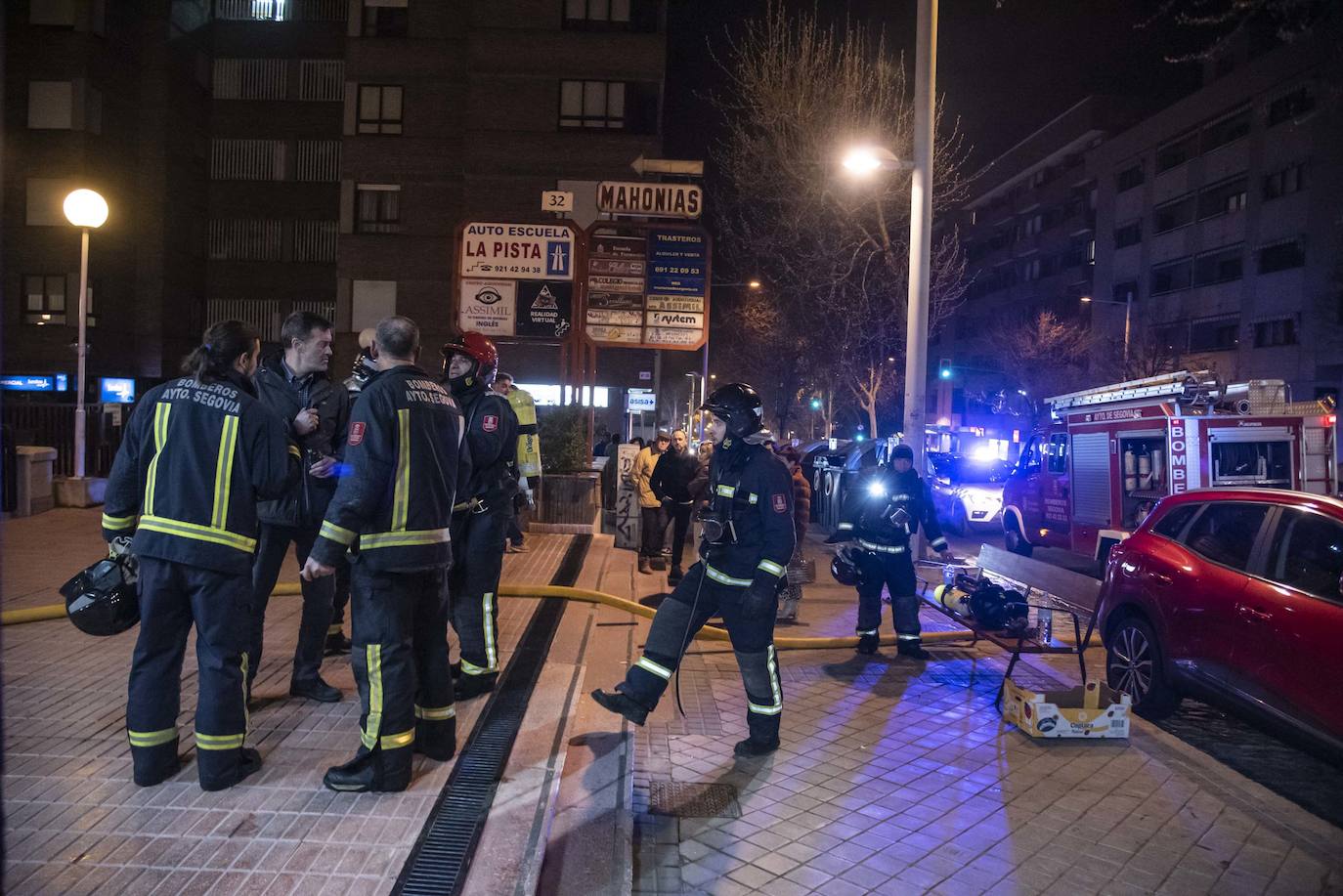 El incendio en Mahonías, en imágenes