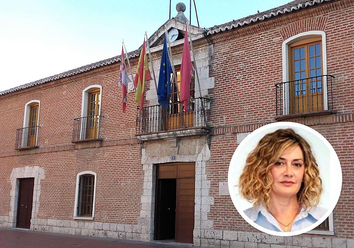 El Ayuntamiento de Laguna, en una imagen de archivo. En detalle, la concejala Irene Arranz.