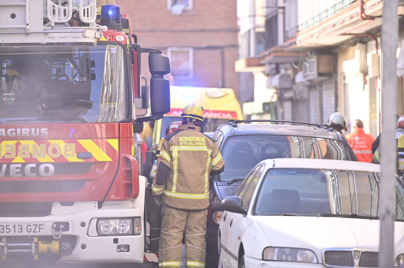 El incendio de la calle Cisne, en imágenes