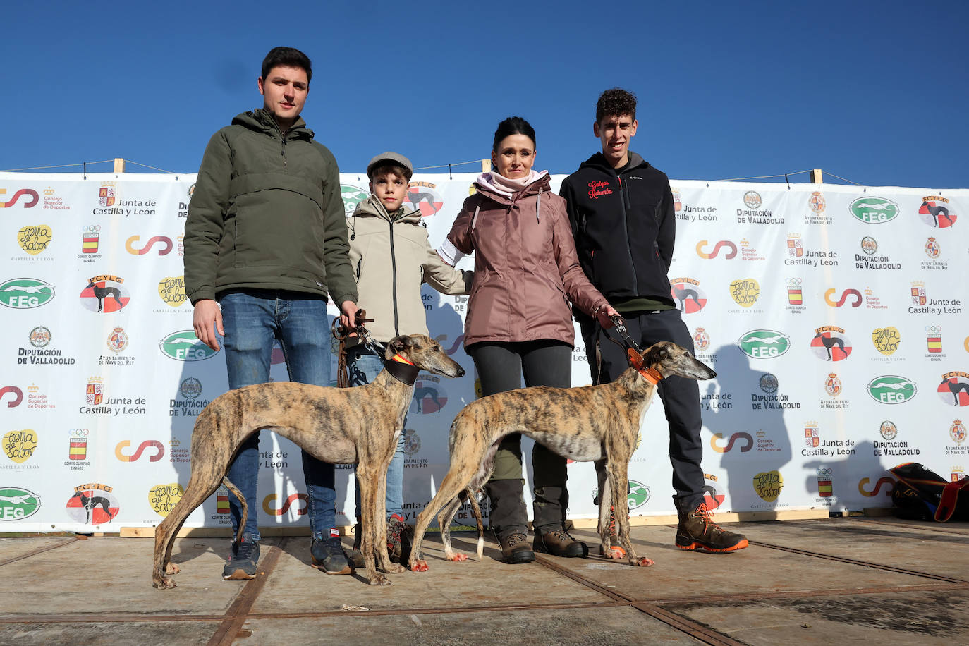 Final del Campeonato de España de Galgos en Nava del Rey