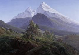 Un paisaje alpino de Caspar David Friedrich.