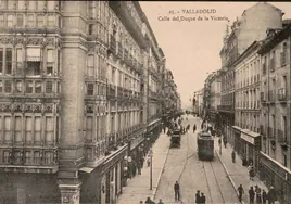 Calle del Duque de la Victoria en los años 30, donde ocurrieron los hechos.