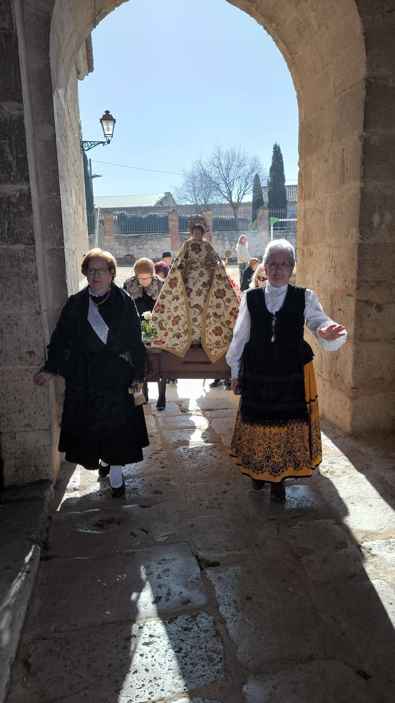 Procesión de Santa Águeda en San Román de Hornija.