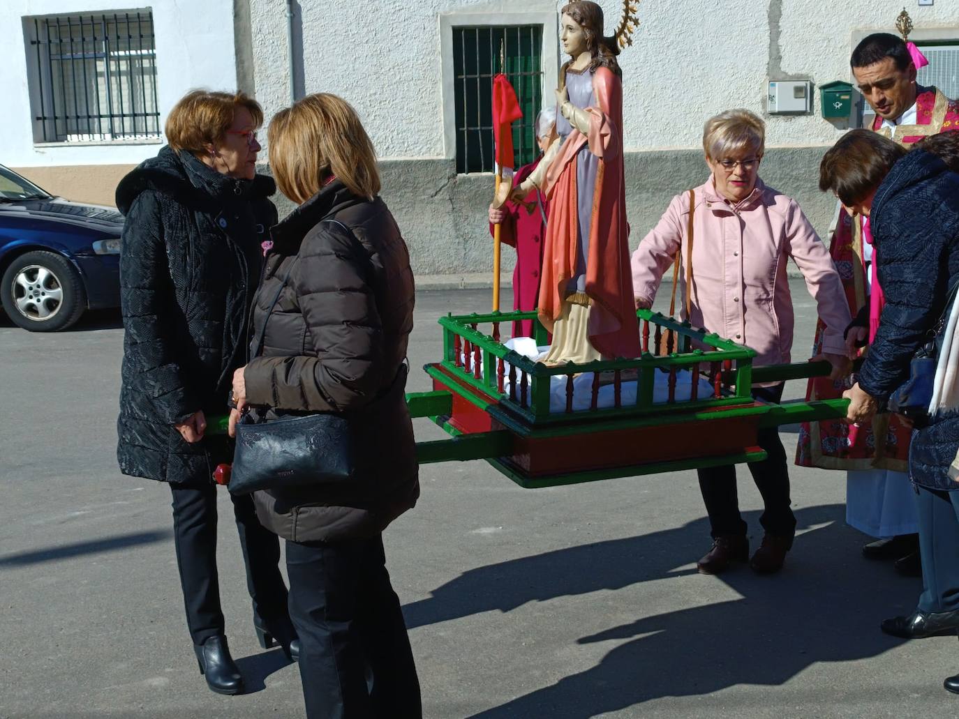 Procesión en Velliza.