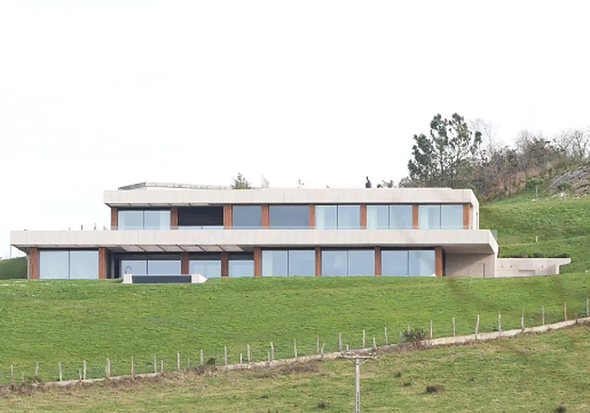 Casa de Xabi Alonso en el monte Igueldo.
