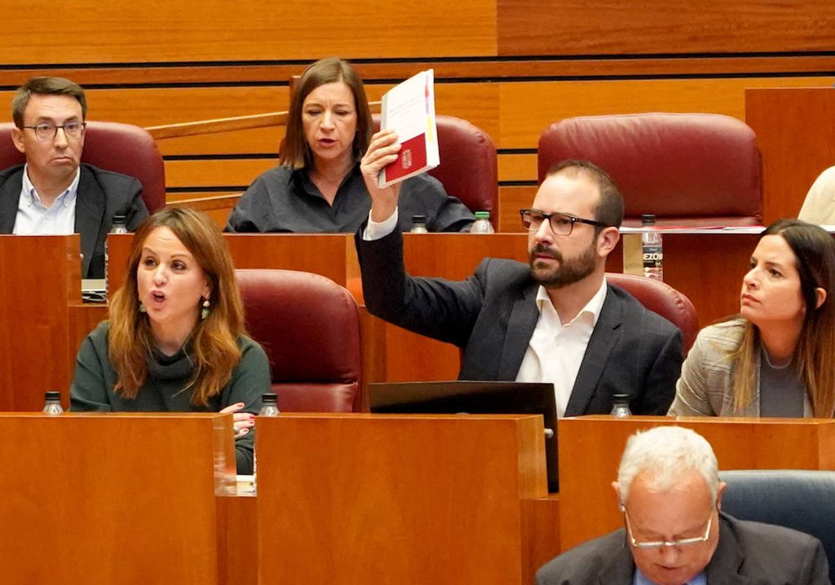 Ángel Hernández, durante un Pleno.