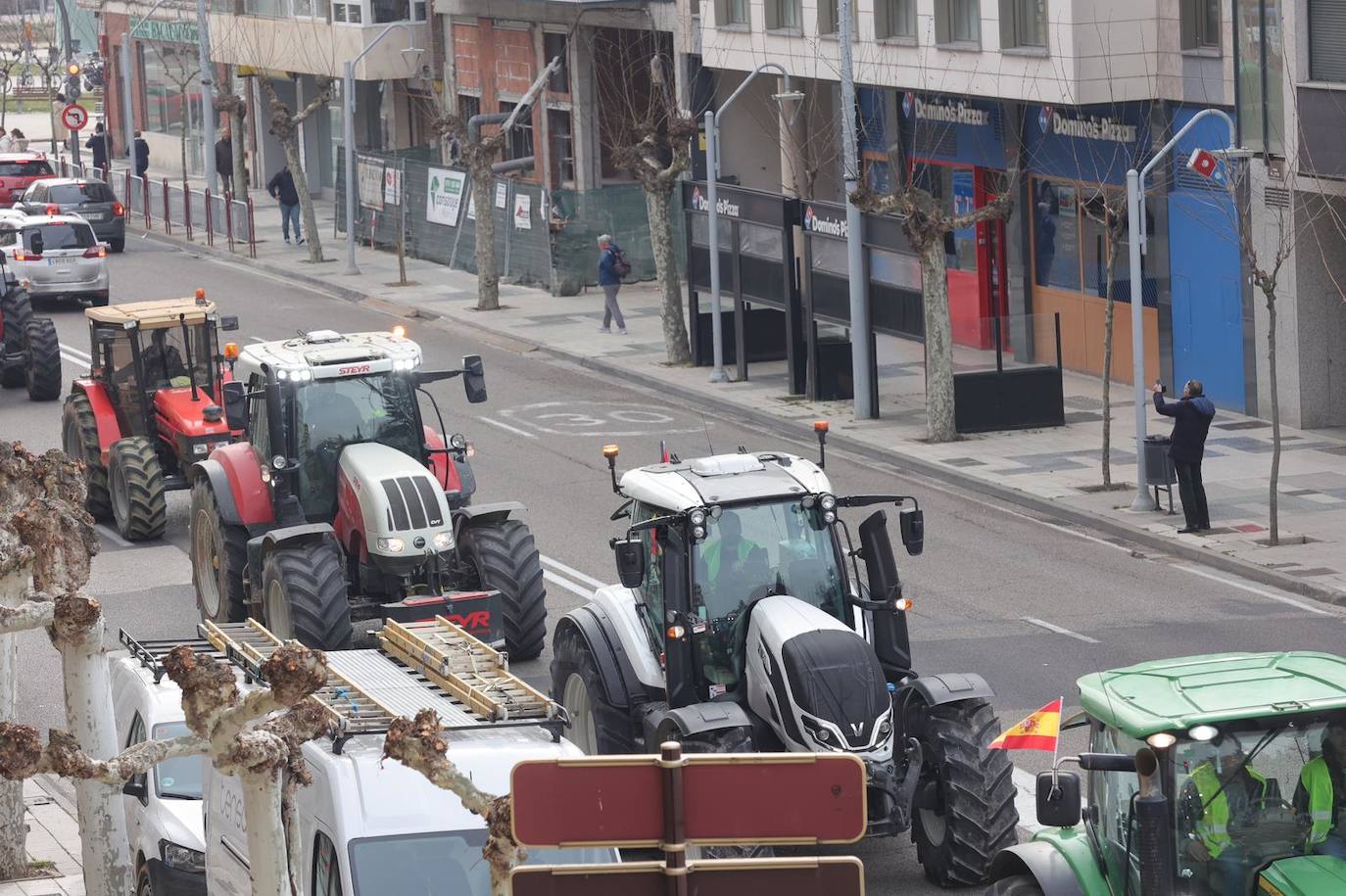 La tractorada se une en el recinto ferial de Palencia