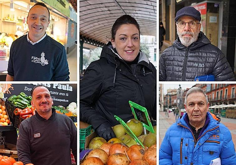Comerciantes y vecinos opinan sobre la tractorada de este martes en Valladolid.