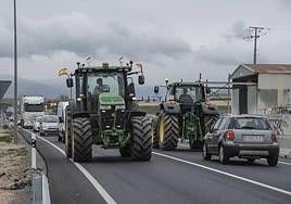 Tractorada este jueves en la CL-605.