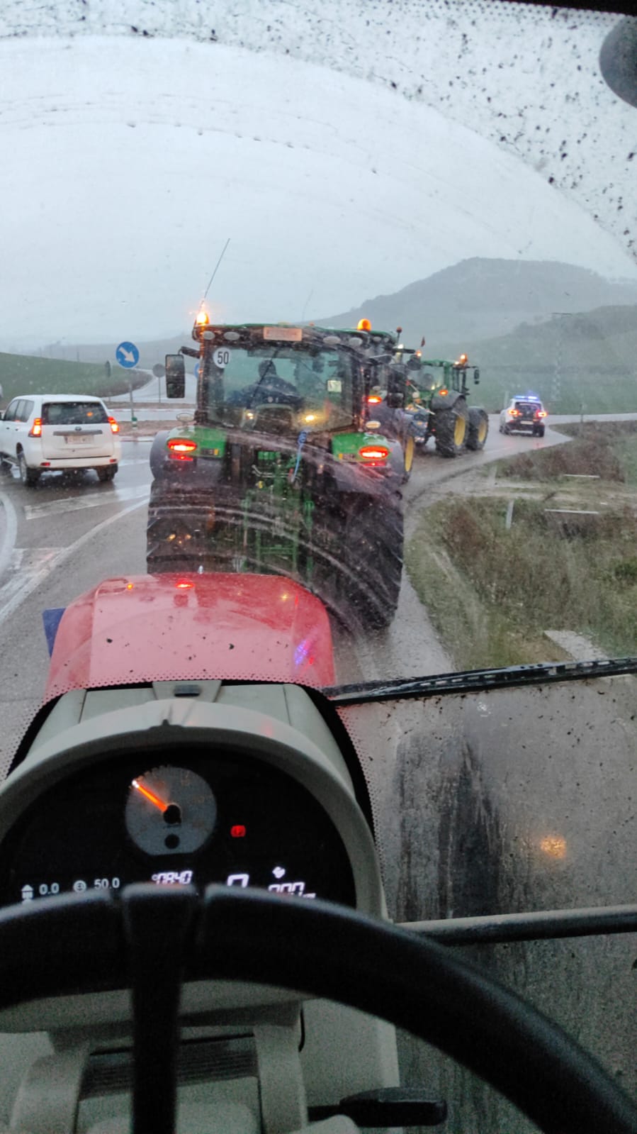 Imágenes de la nueva tractorada en Valladolid