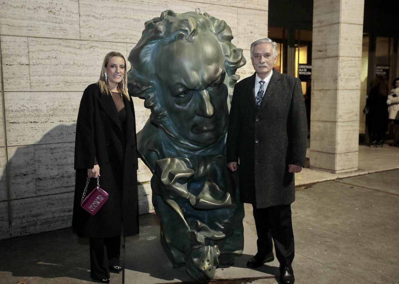 María Domínguez y Artemio Domínguez, presidente de la Asociación Española contra el Cáncer en Valladolid. 