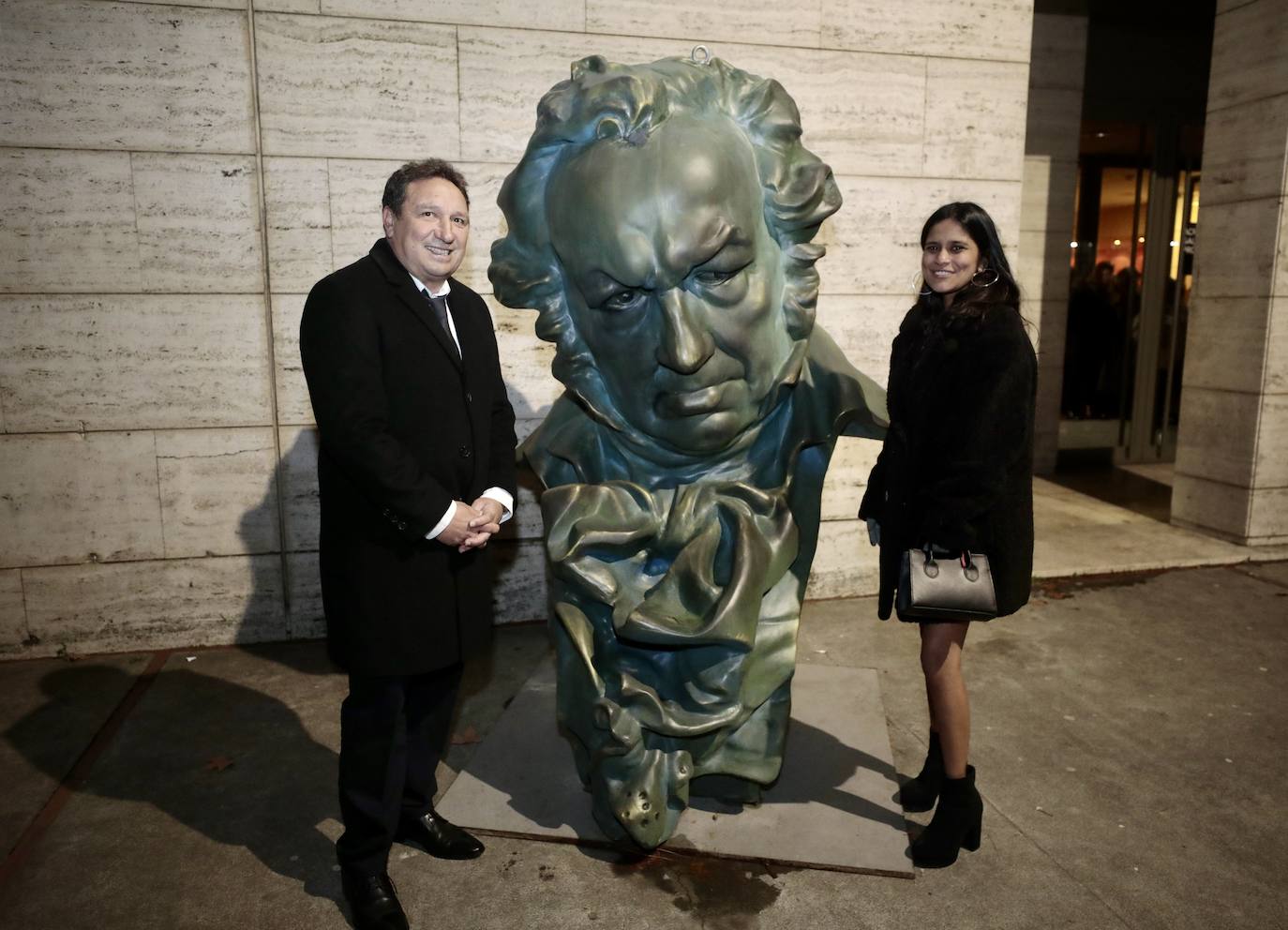 Eusebio Sacristán y Seema Sacristán, de la Fundación Eusebio Sacristán.