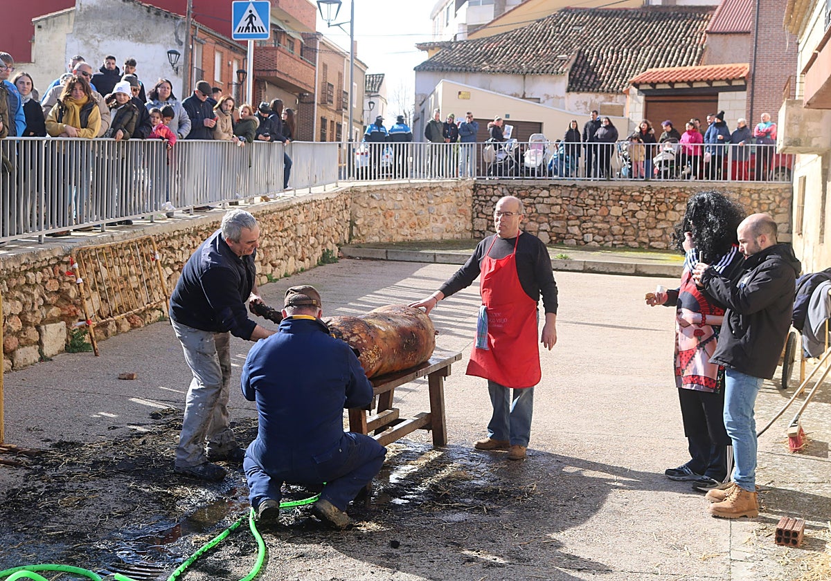 Villamuriel de Cerrato celebra su Fiesta de la Matanza