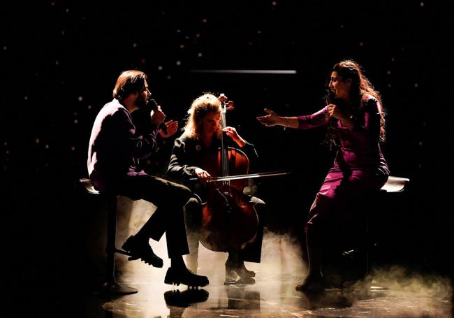 Salvador Sobral y Silvia Pérez Cruz durante su actuación.