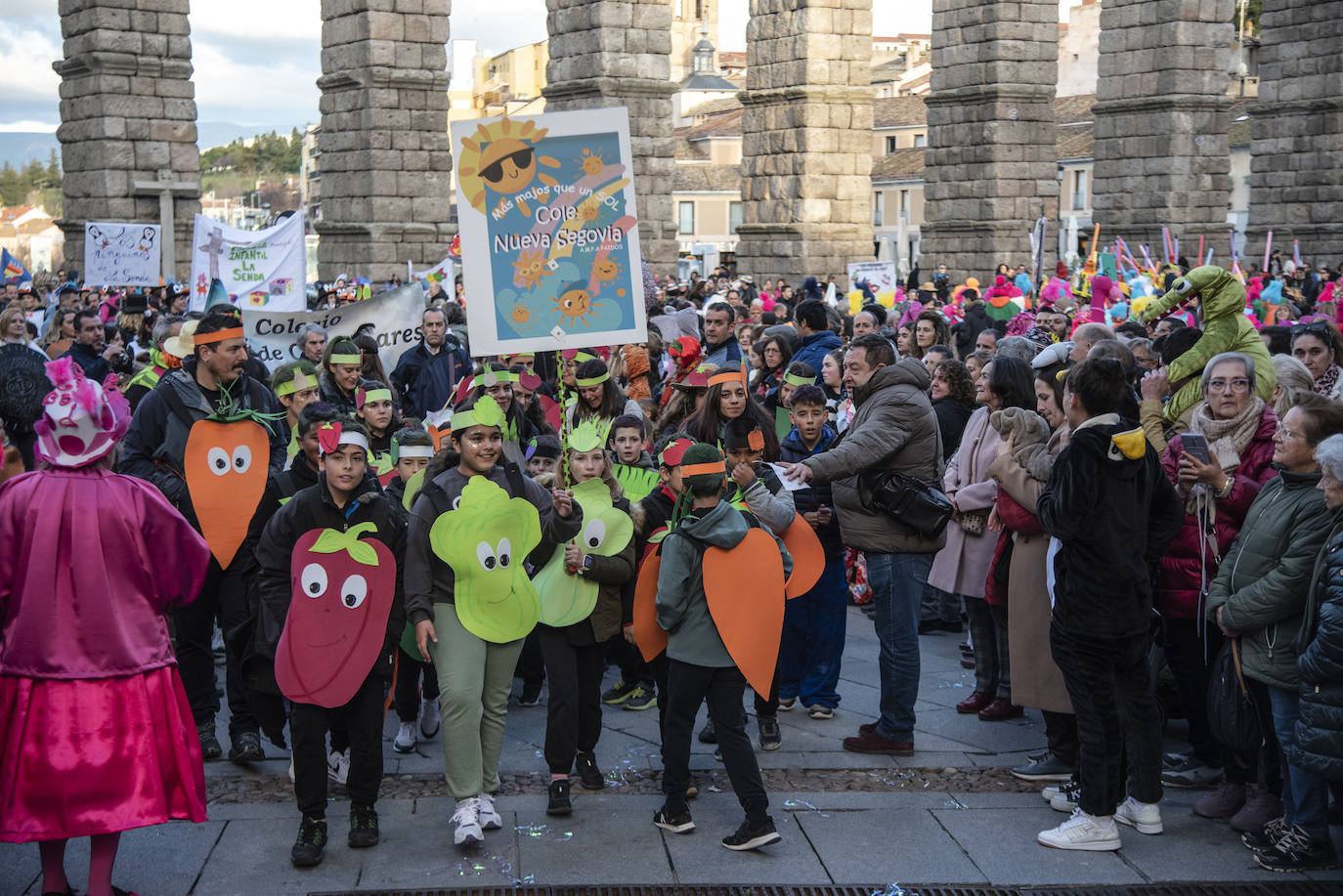 El carnaval infantil de Segovia, en imágenes