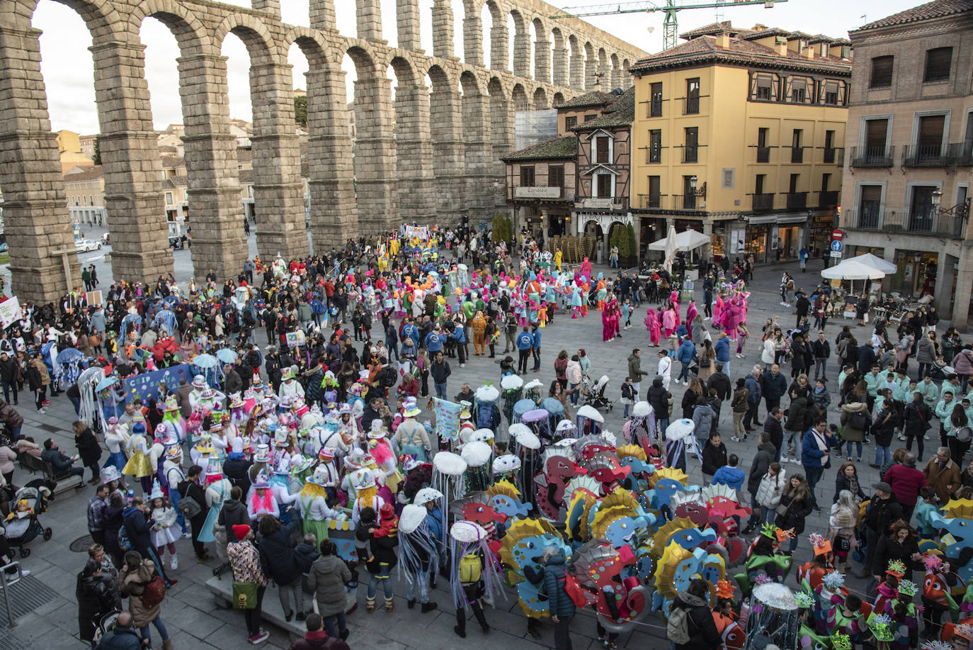 El carnaval infantil de Segovia, en imágenes