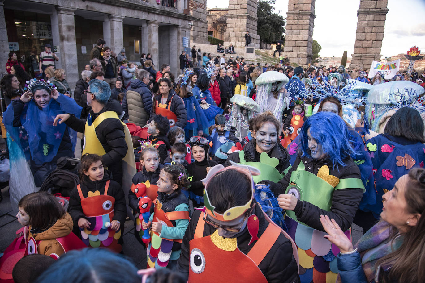 El carnaval infantil de Segovia, en imágenes