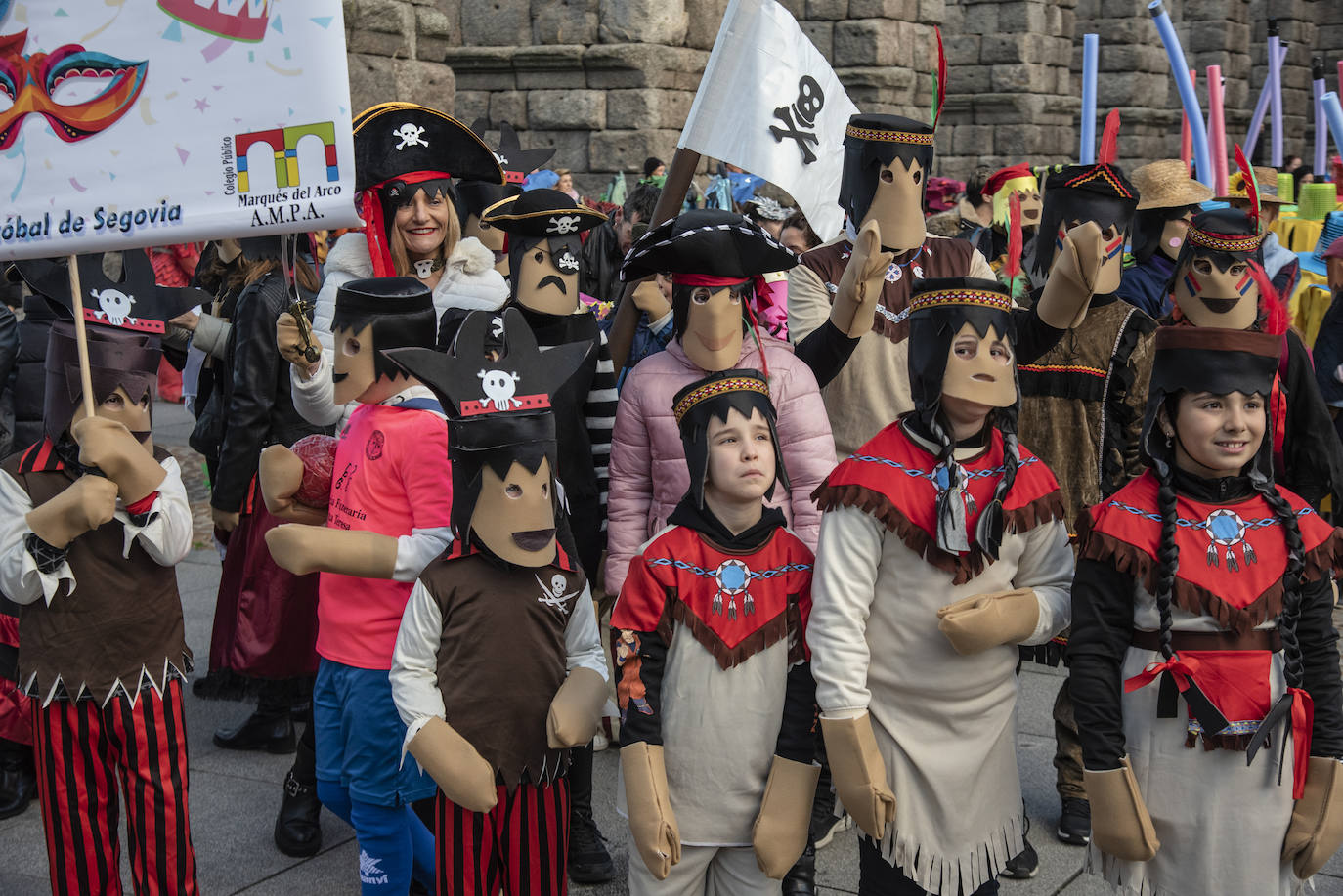 El carnaval infantil de Segovia, en imágenes