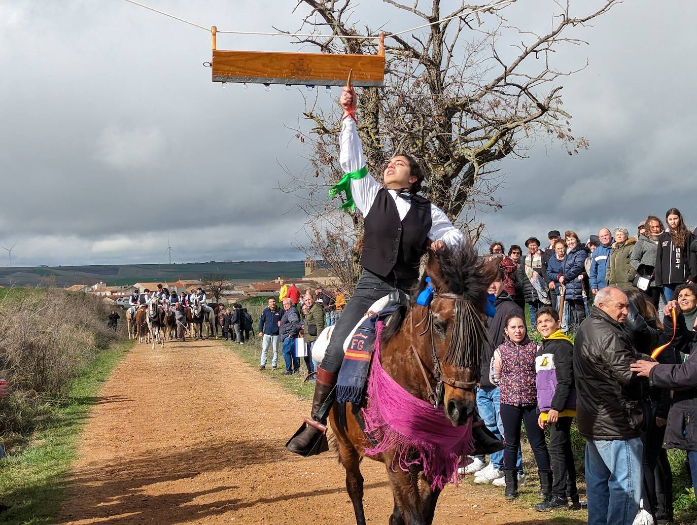 Carrera de cintas en Torrelobatón