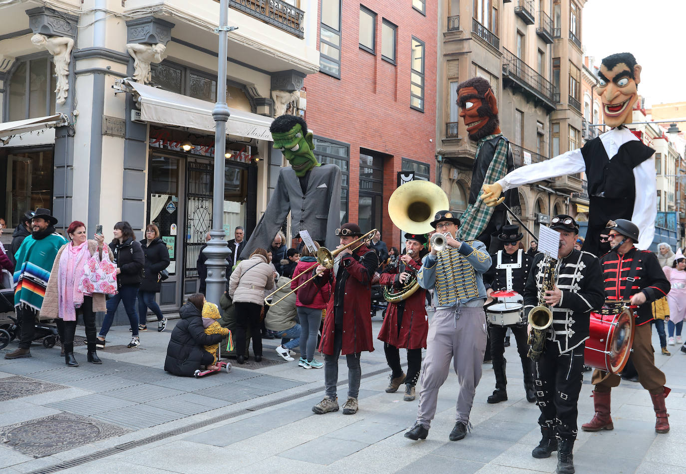 Los monstruos invaden Palencia el lunes de Carnaval