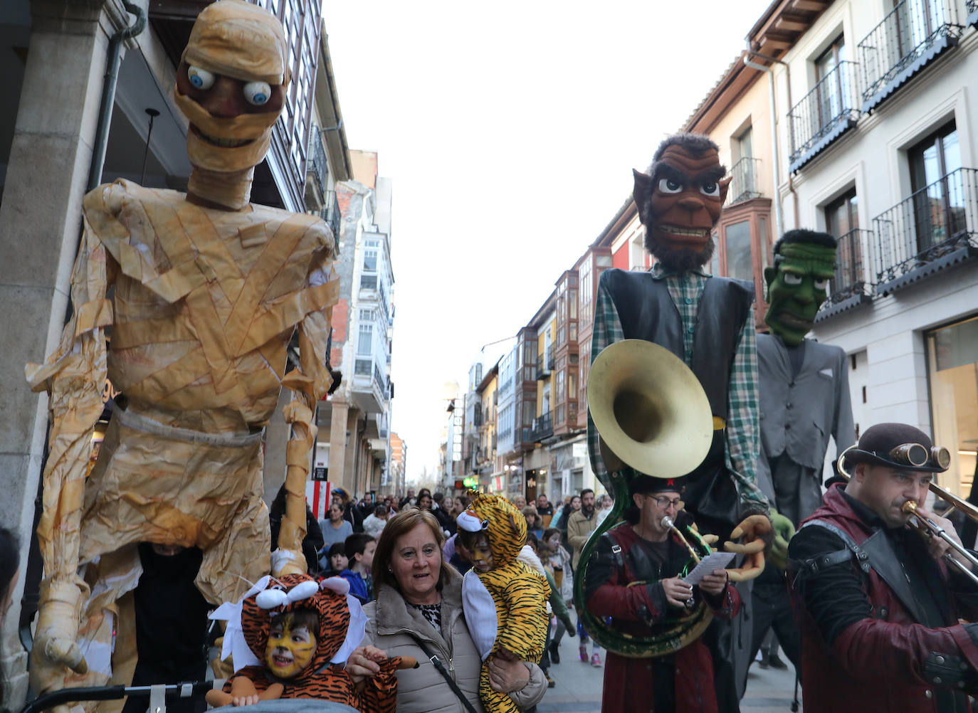 Los monstruos invaden Palencia el lunes de Carnaval