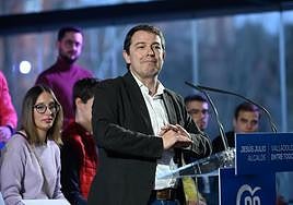 Alfonso Fernández Mañueco en un acto del PP.