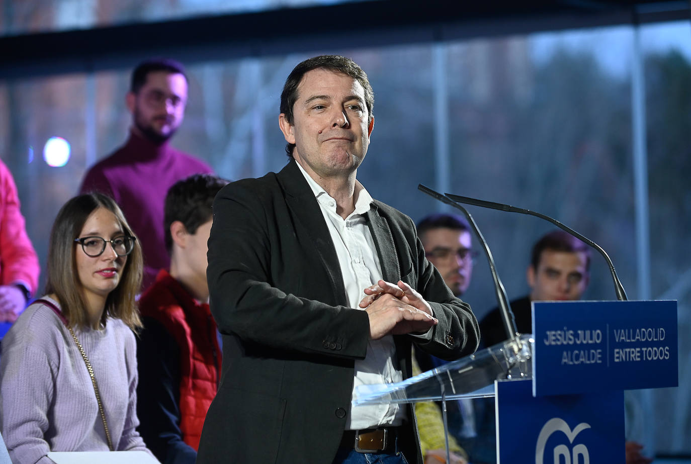 Alfonso Fernández Mañueco en un acto del PP.