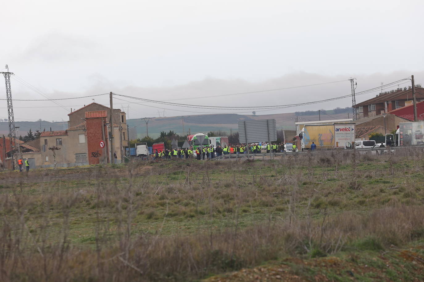 Primeras imágenes de la tractorada en Palencia