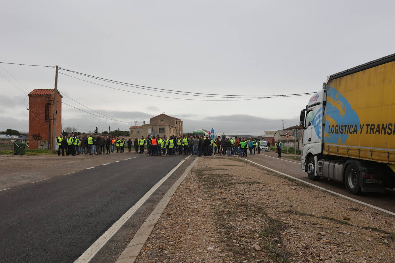 Primeras imágenes de la tractorada en Palencia