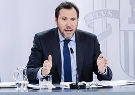 El ministro de Transportes y Movilidad Sostenible, Óscar Puente.