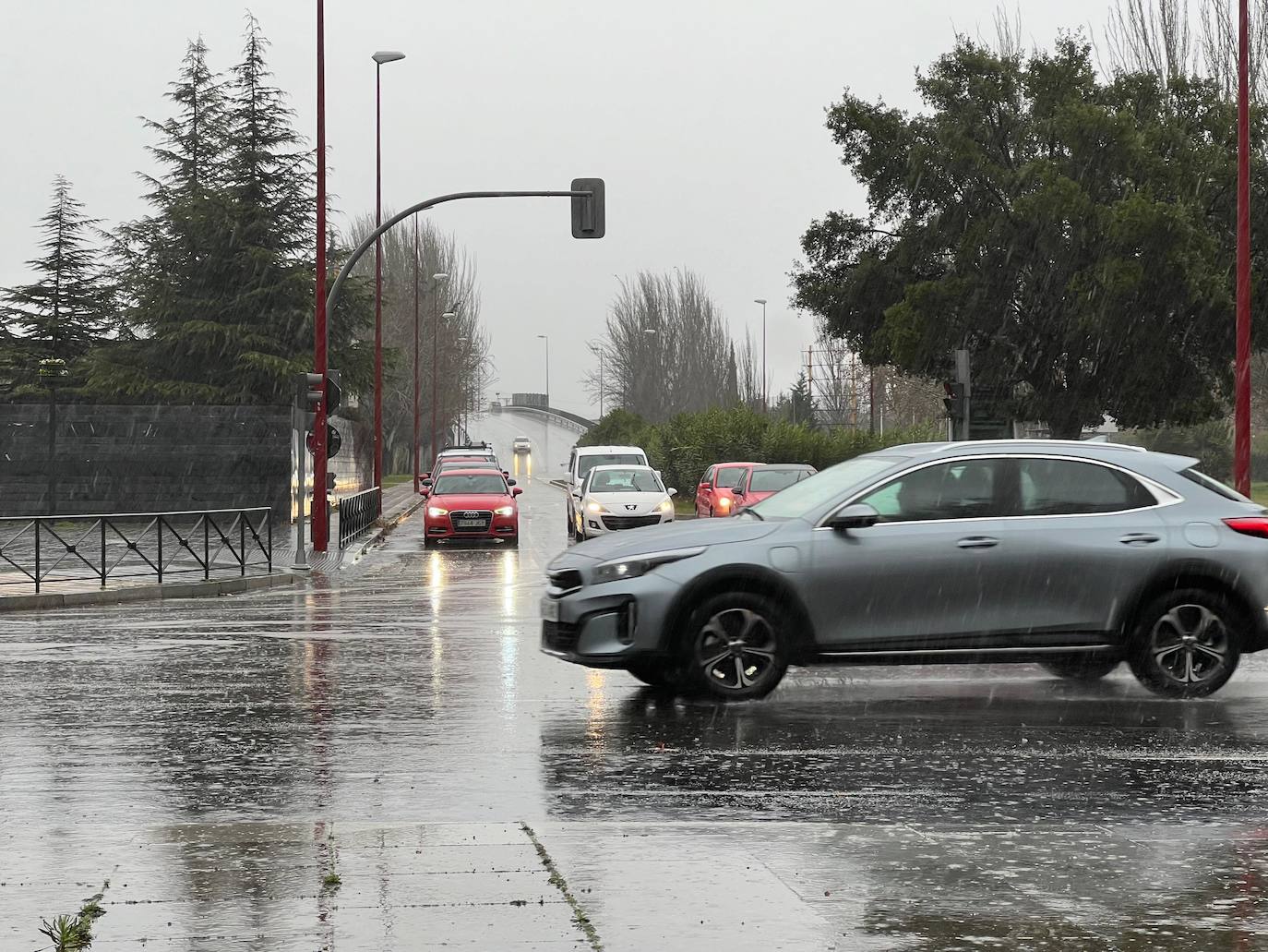 Precipitaciones en Valladolid, sin «lluvia de sangre»