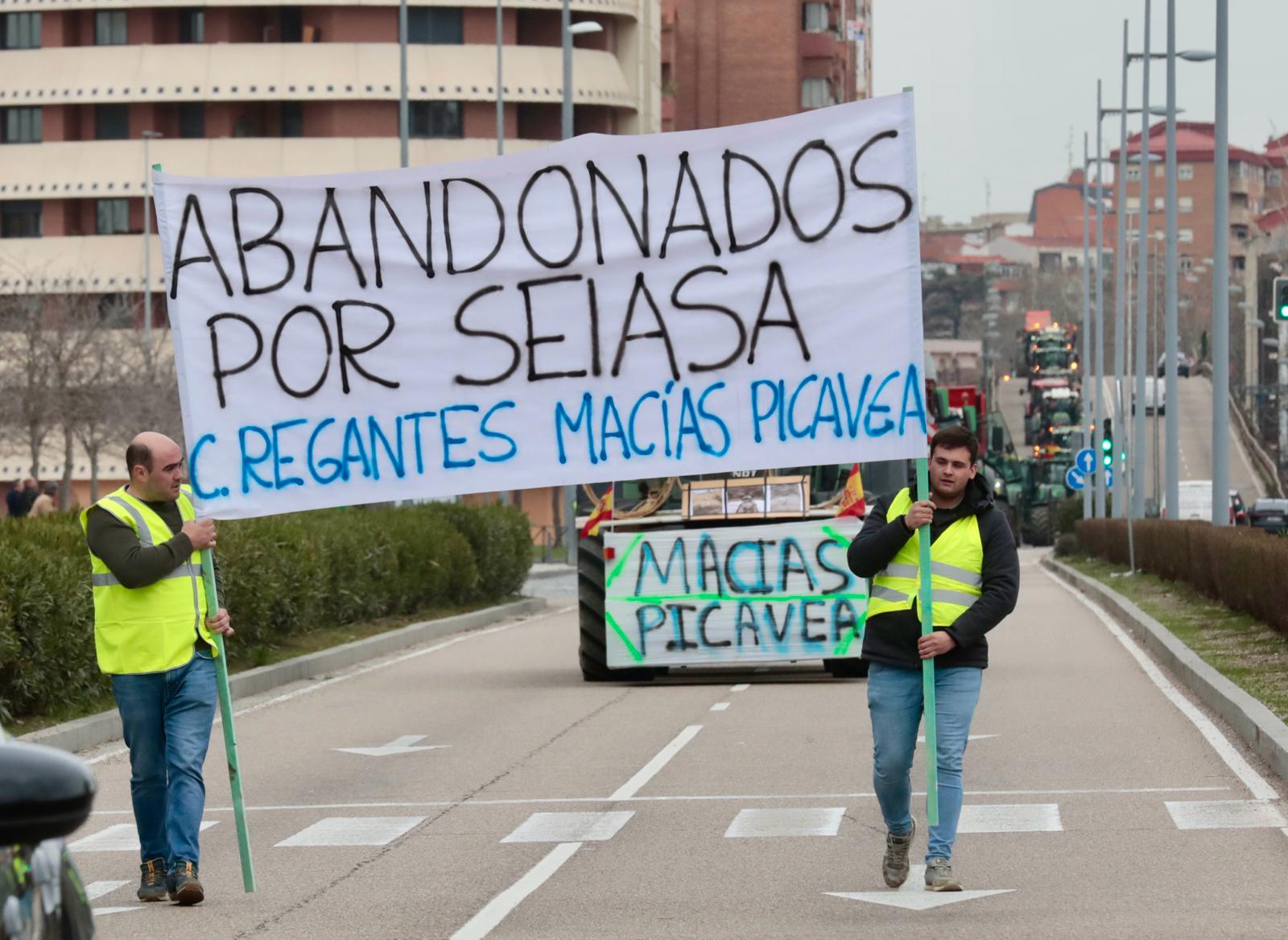 Tractorada del jueves en Valladolid