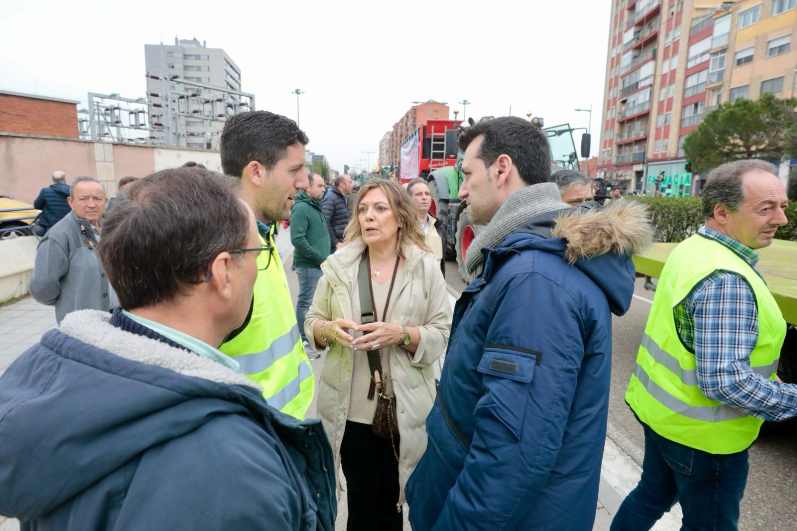 Tractorada del jueves en Valladolid