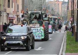 Tractorada del jueves en Valladolid