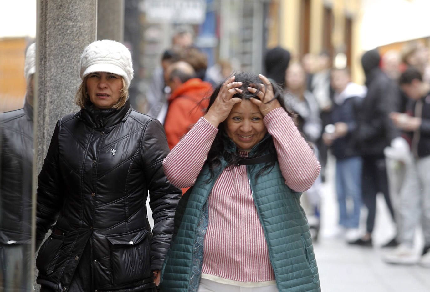 Los estragos del viento, en imágenes