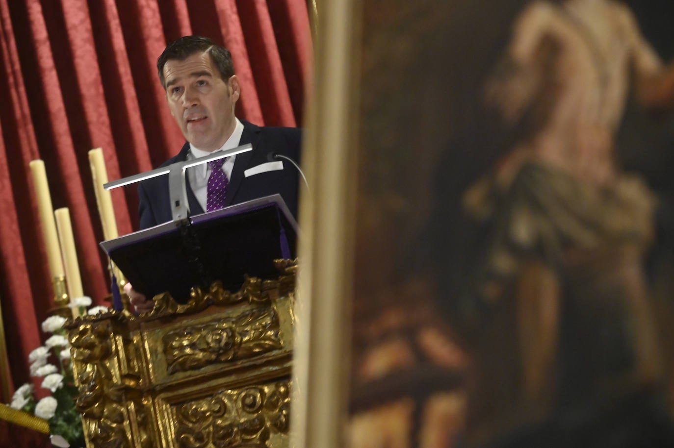 Las imágenes del pregón en la iglesia de San Quirce