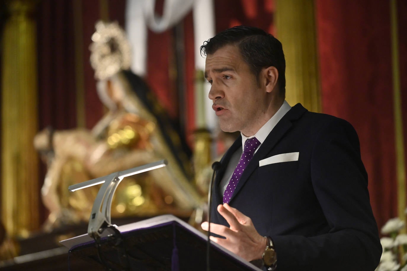 Las imágenes del pregón en la iglesia de San Quirce