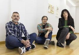 Desde la izquierda, Rubén Polanco, Joaquín Aragón y Ana Alonso.