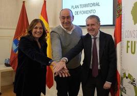 Representantes de la Fes y de la Diputación de Segovia.