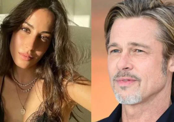 Inés de Ramón y Brad Pitt.