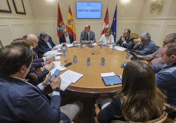 Junta de gobierno de la Diputación de Segovia.