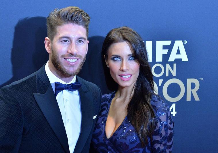 Pilar Rubio con Sergio Ramos, en una imagen de archivo.