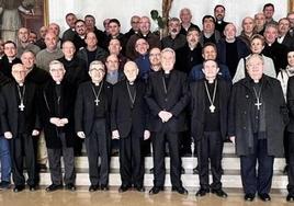 Participantes en el encuentro de las diócesis de Castilla y León, que comienza este lunes en Ávila.