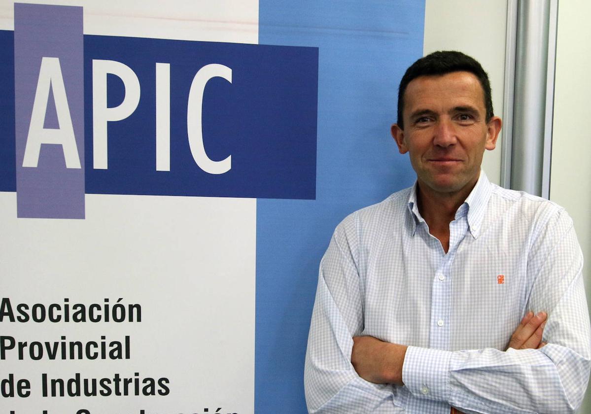 El presidente de la Asociación Provincial de Industrias de la Construcción (APIC), Javier Carretero.