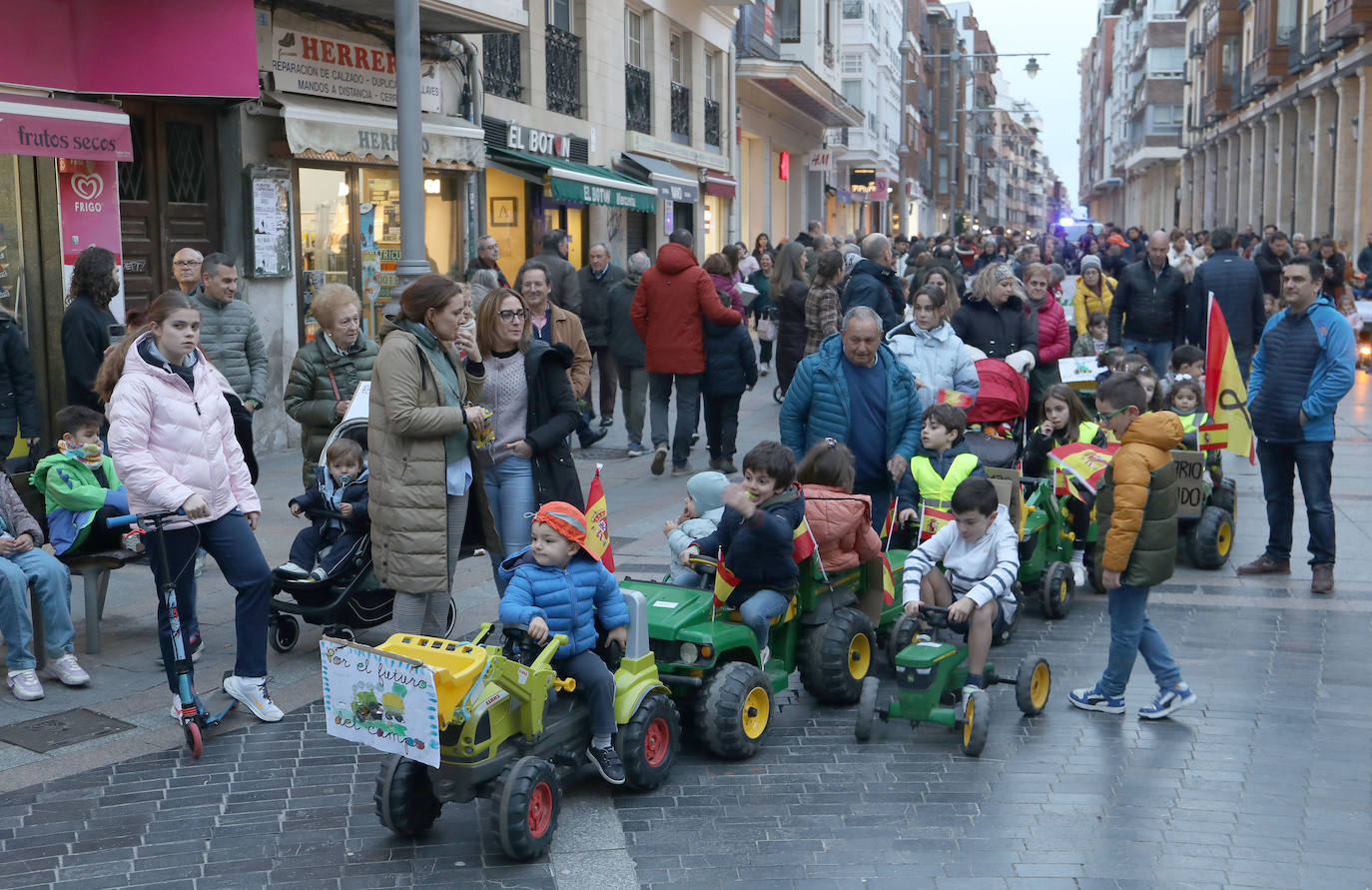 Los niños de Palencia defienden la agricultura y la ganadería